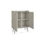Manhattan Comfort Bogart Accent Cabinet in Off-White and Nature 255BMC10 - alternate 5